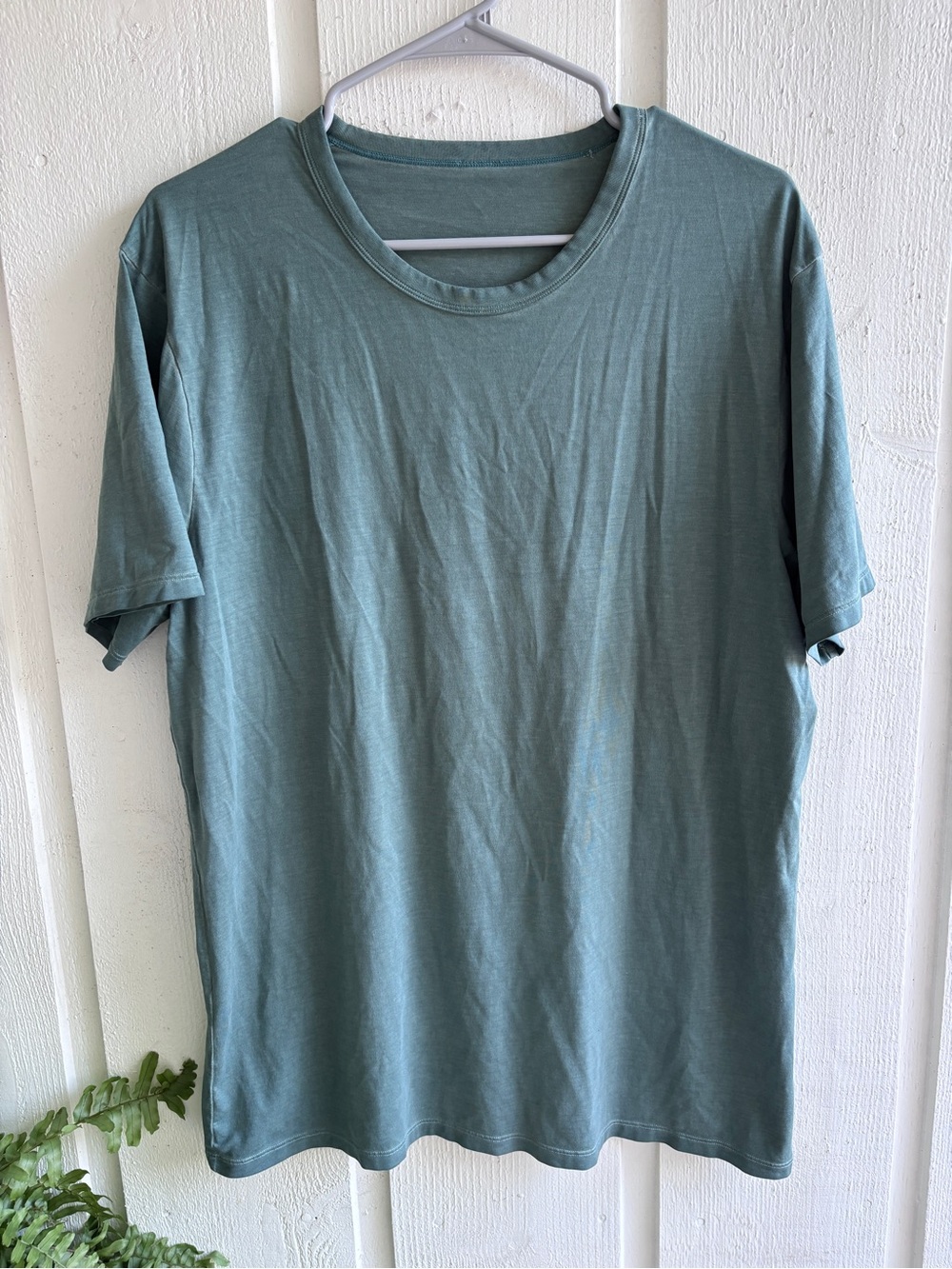 lululemon athletica Men's Short Sleeve Crew Tee in Muted Teal